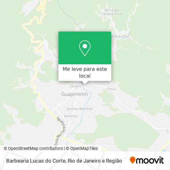 Barbearia Lucas do Corte mapa
