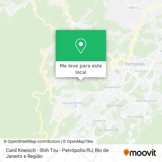 Canil Kneisch - Shih Tzu - Petrópolis / RJ mapa