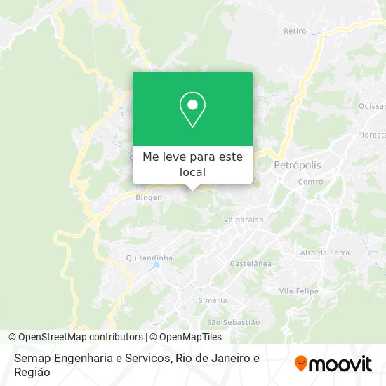 Semap Engenharia e Servicos mapa