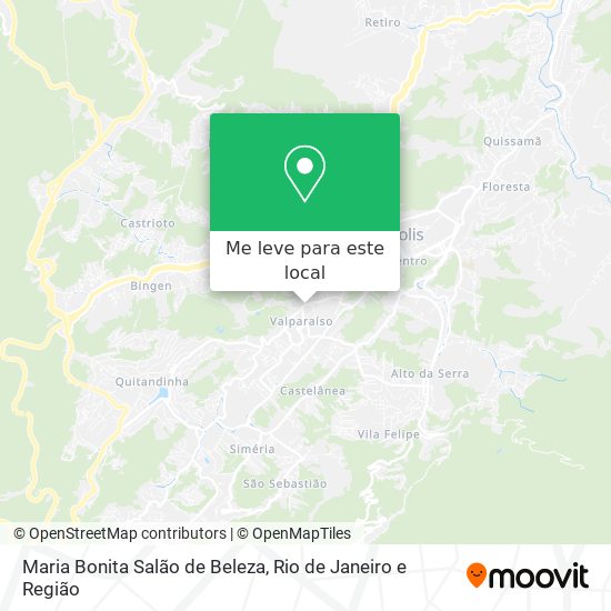 Maria Bonita Salão de Beleza mapa