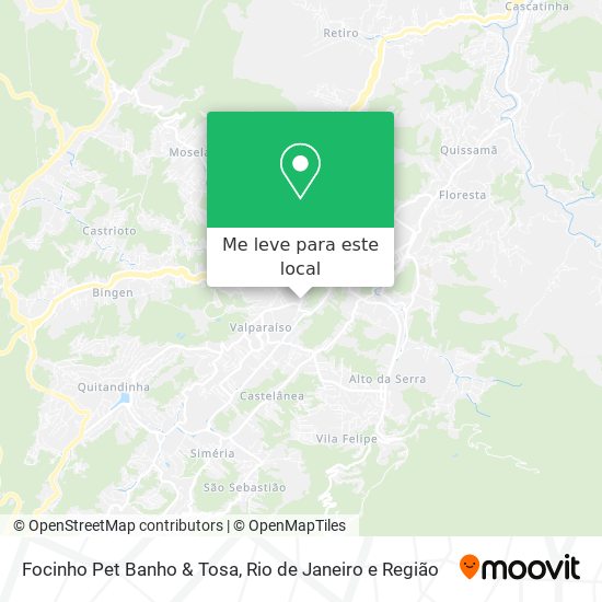 Focinho Pet Banho & Tosa mapa