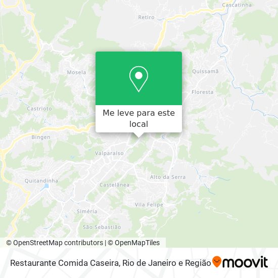 Restaurante Comida Caseira mapa