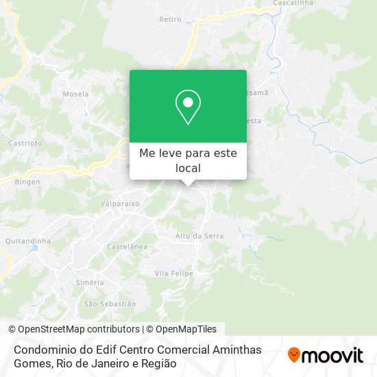 Condominio do Edif Centro Comercial Aminthas Gomes mapa