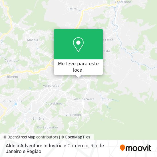 Aldeia Adventure Industria e Comercio mapa