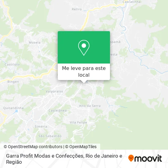 Garra Profit Modas e Confecções mapa