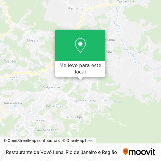 Restaurante da Vovó Lena mapa