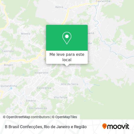 B Brasil Confecções mapa
