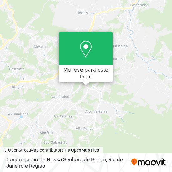 Congregacao de Nossa Senhora de Belem mapa