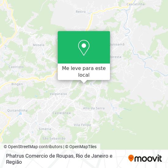 Phatrus Comercio de Roupas mapa