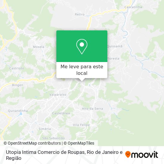 Utopia Intima Comercio de Roupas mapa