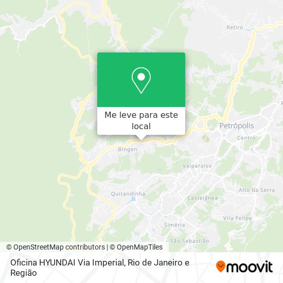 Oficina HYUNDAI Via Imperial mapa
