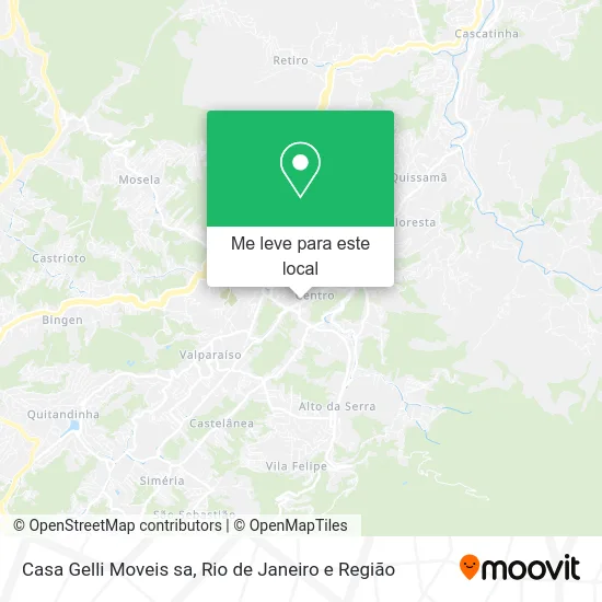 Casa Gelli Moveis sa mapa