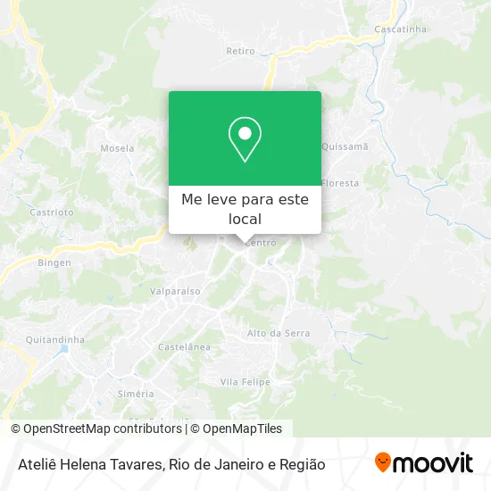Ateliê Helena Tavares mapa
