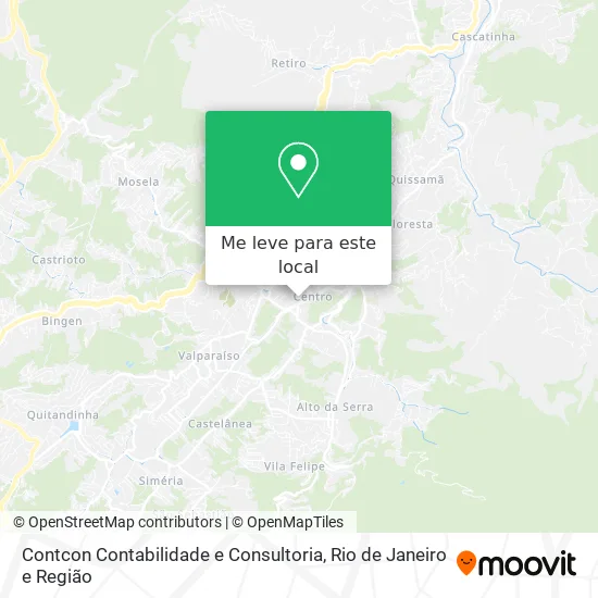 Contcon Contabilidade e Consultoria mapa
