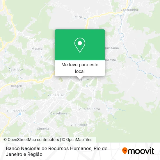 Banco Nacional de Recursos Humanos mapa