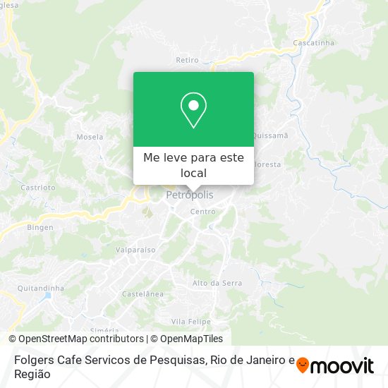 Folgers Cafe Servicos de Pesquisas mapa