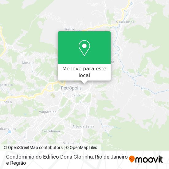 Condominio do Edifico Dona Glorinha mapa