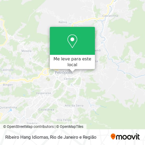 Ribeiro Hang Idiomas mapa