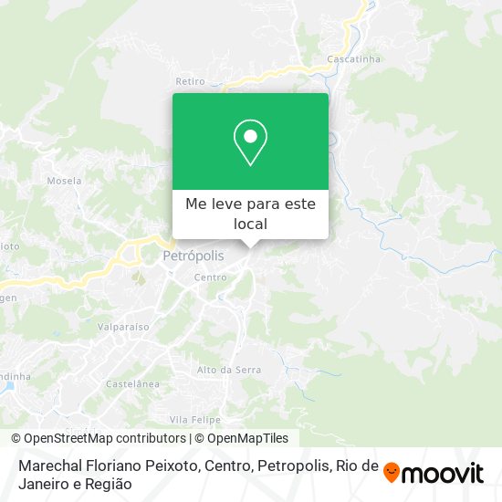 Marechal Floriano Peixoto, Centro, Petropolis mapa
