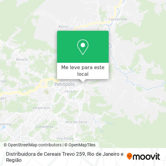 Distribuidora de Cereais Trevo 259 mapa