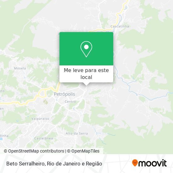 Beto Serralheiro mapa