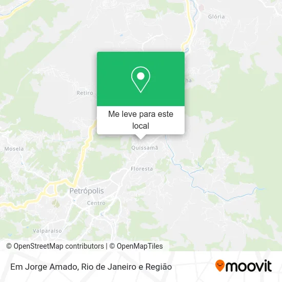 Em Jorge Amado mapa