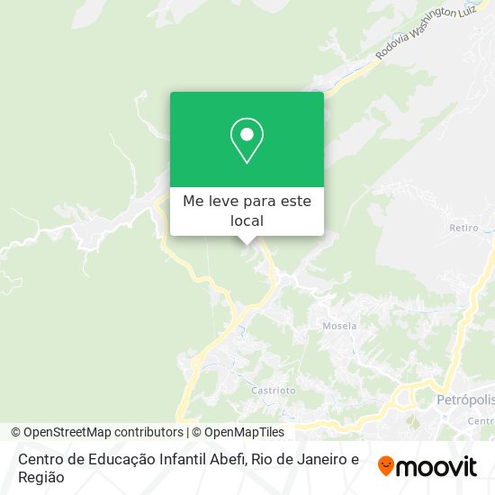 Centro de Educação Infantil Abefi mapa