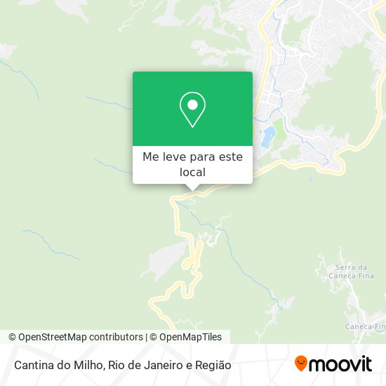 Cantina do Milho mapa