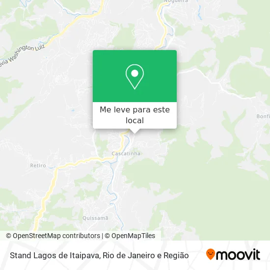 Stand Lagos de Itaipava mapa
