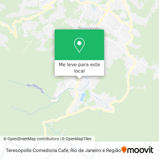 Teresópolis Comedoria Café mapa