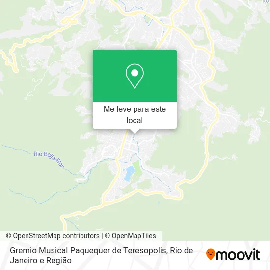 Gremio Musical Paquequer de Teresopolis mapa