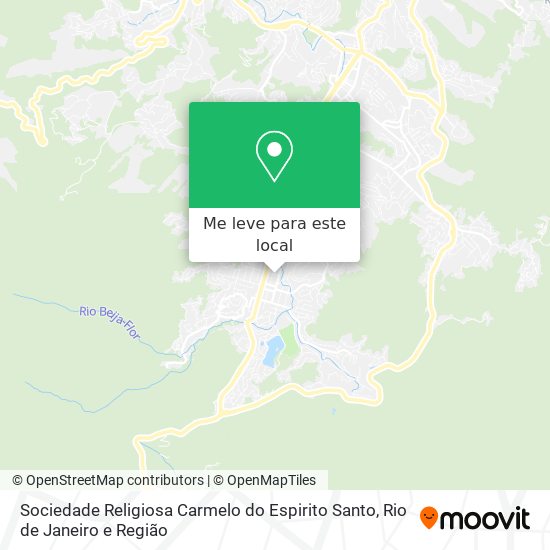 Sociedade Religiosa Carmelo do Espirito Santo mapa