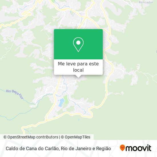 Caldo de Cana do Carlão mapa