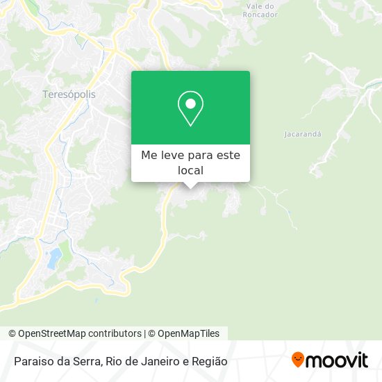 Paraiso da Serra mapa