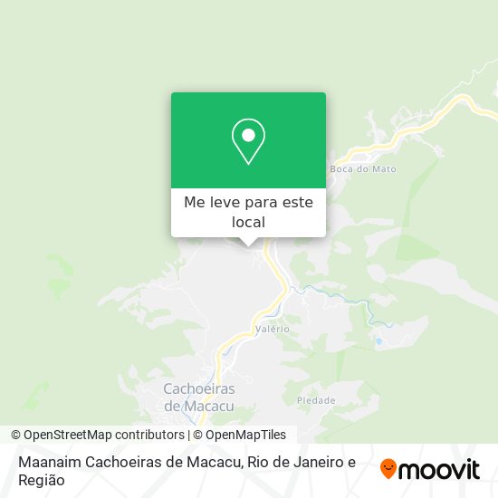 Maanaim Cachoeiras de Macacu mapa
