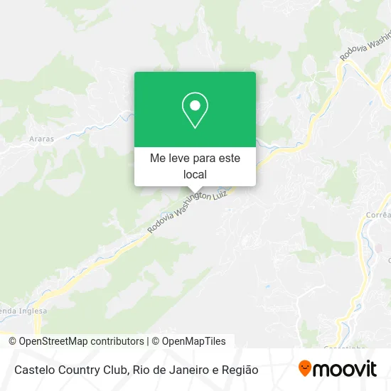 Castelo Country Club mapa