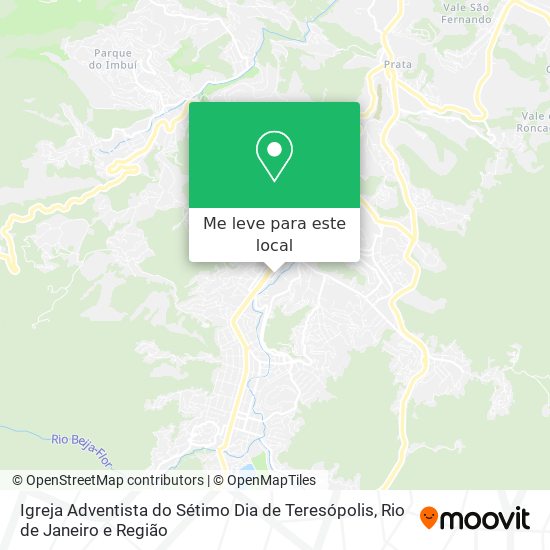 Igreja Adventista do Sétimo Dia de Teresópolis mapa