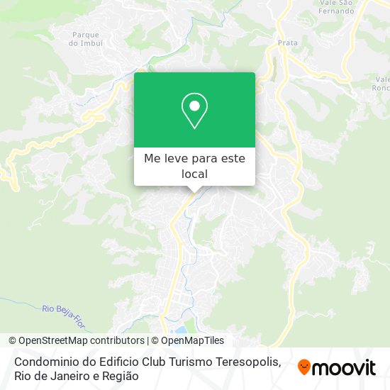 Condominio do Edificio Club Turismo Teresopolis mapa