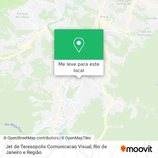 Jet de Teresopolis Comunicacao Visual mapa