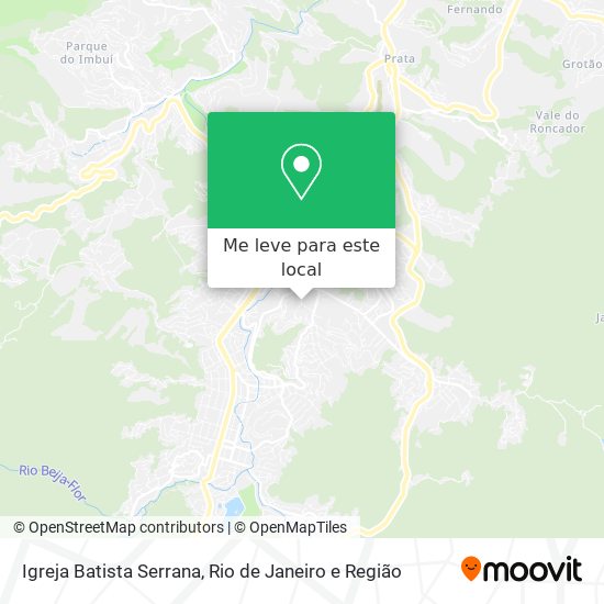 Igreja Batista Serrana mapa