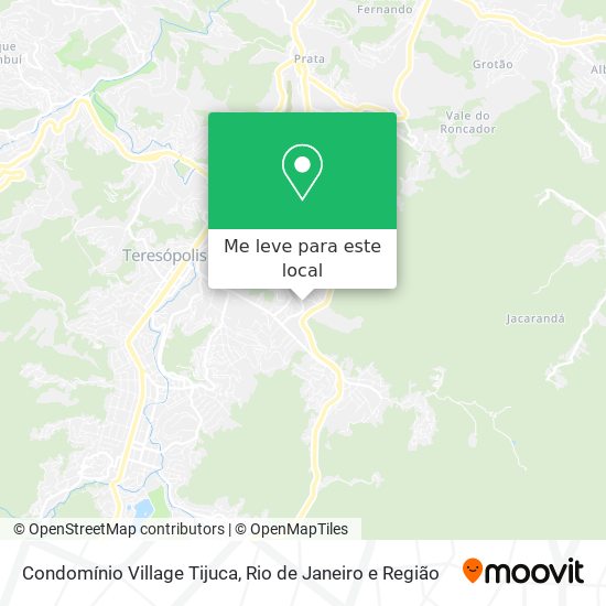 Condomínio Village Tijuca mapa
