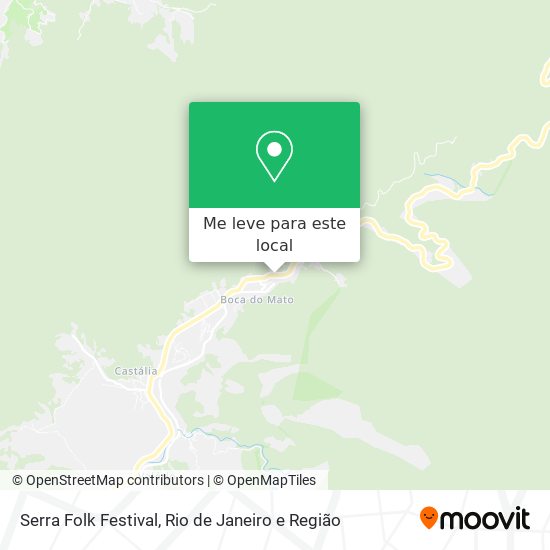 Serra Folk Festival mapa