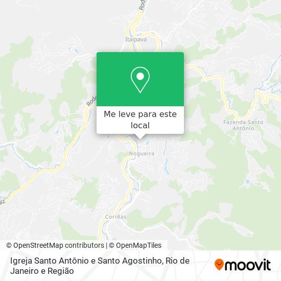 Igreja Santo Antônio e Santo Agostinho mapa