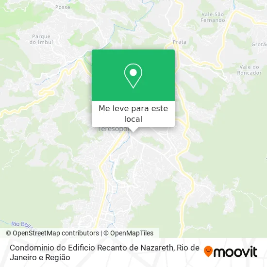 Condominio do Edificio Recanto de Nazareth mapa