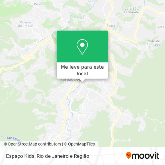 Espaço Kids mapa