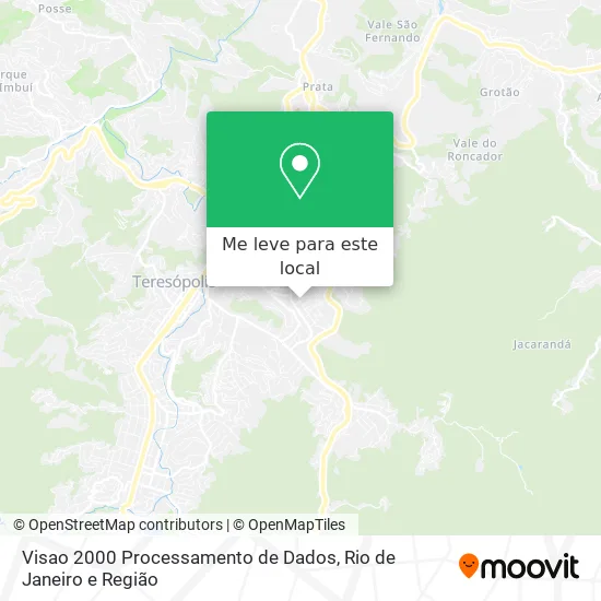 Visao 2000 Processamento de Dados mapa
