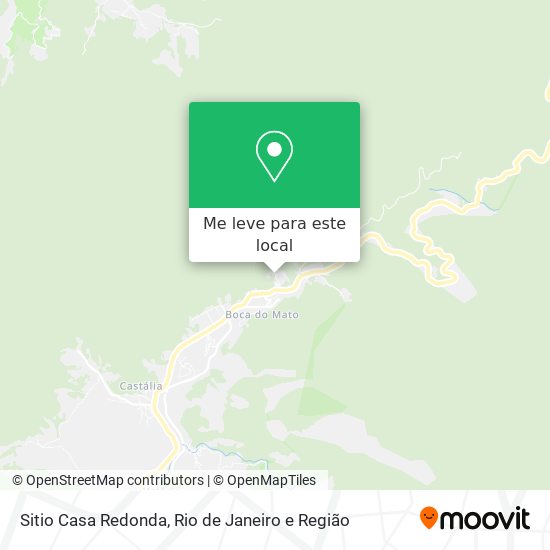 Sitio Casa Redonda mapa