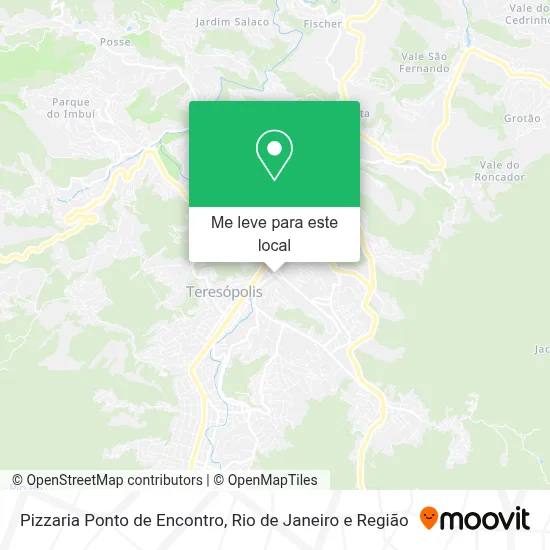 Pizzaria Ponto de Encontro mapa