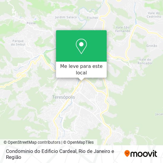 Condominio do Edificio Cardeal mapa