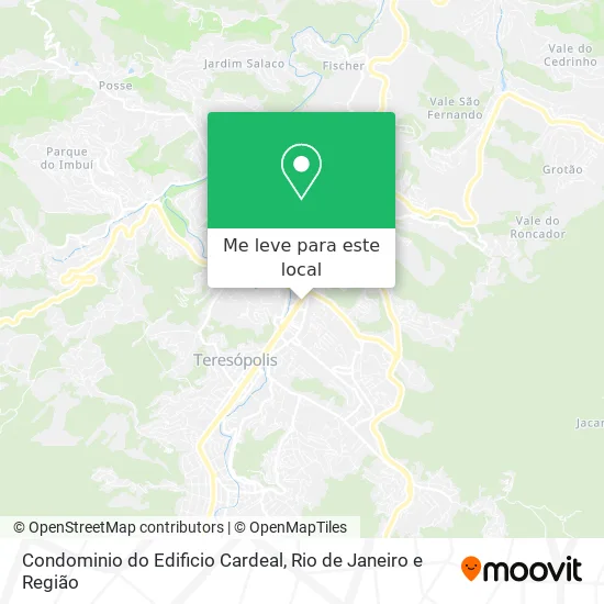 Condominio do Edificio Cardeal mapa